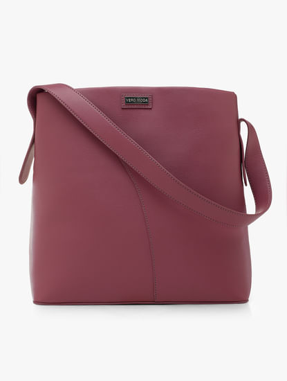 Dark Pink Single Strap Shoulder Bag