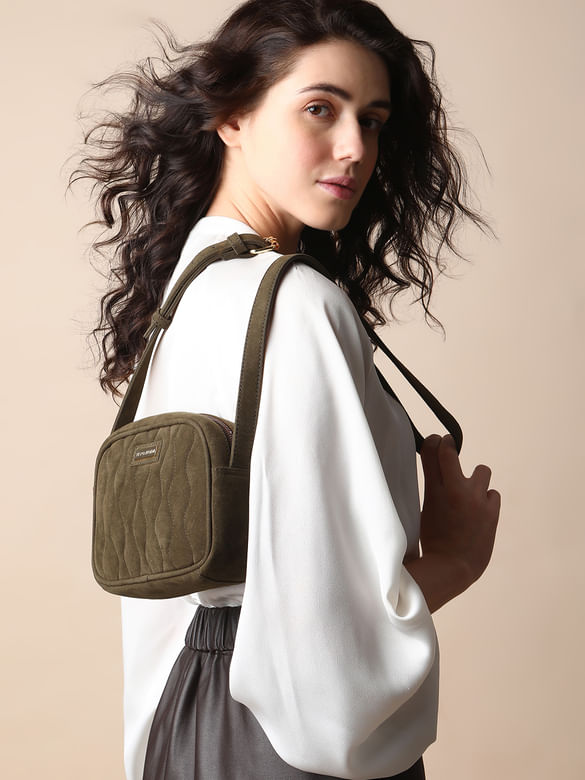 Olive Adjustable Strap Crossbody Bag