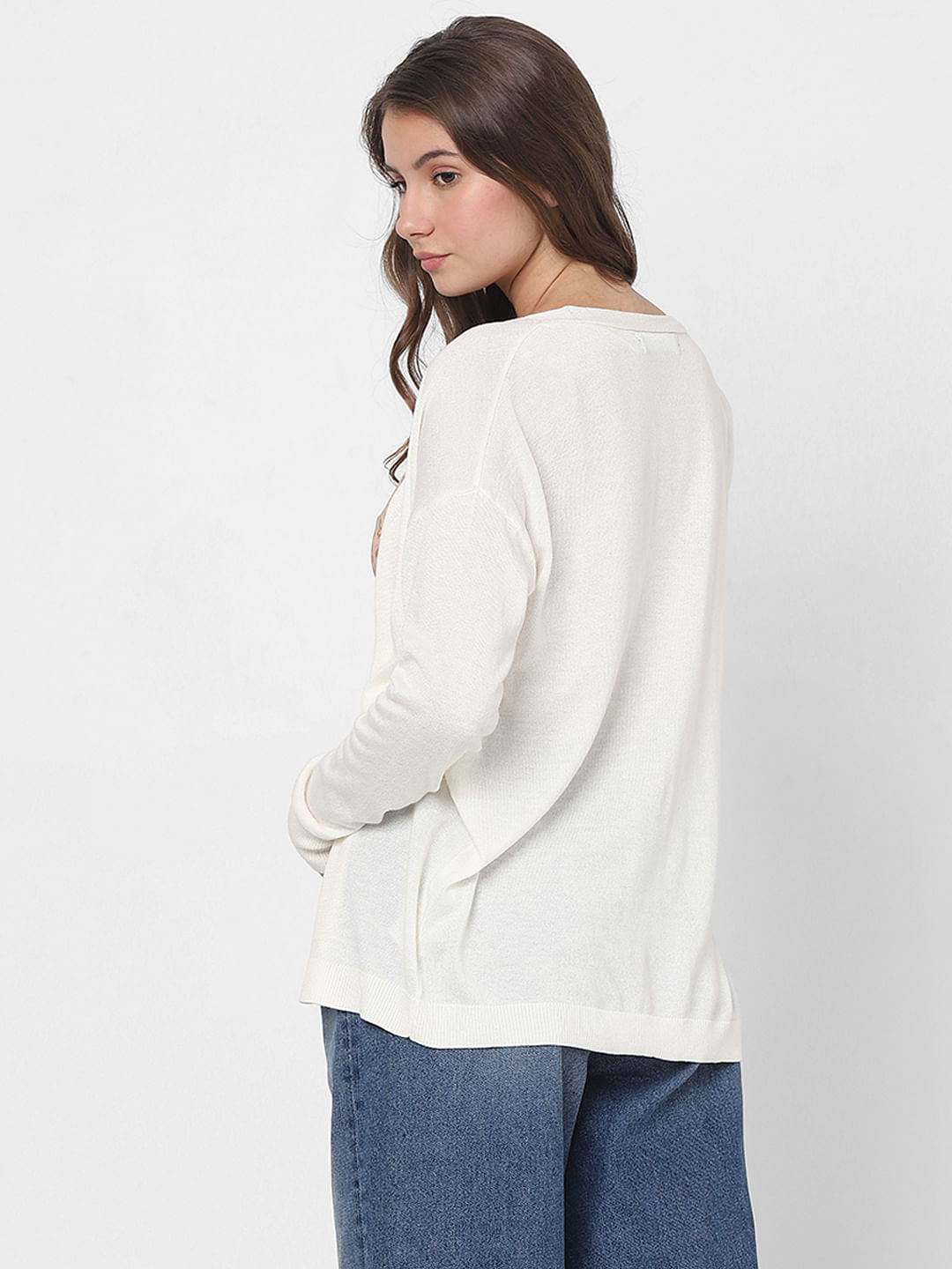 Open front store sweatshirt cardigan