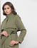 Green Belted Trench coat