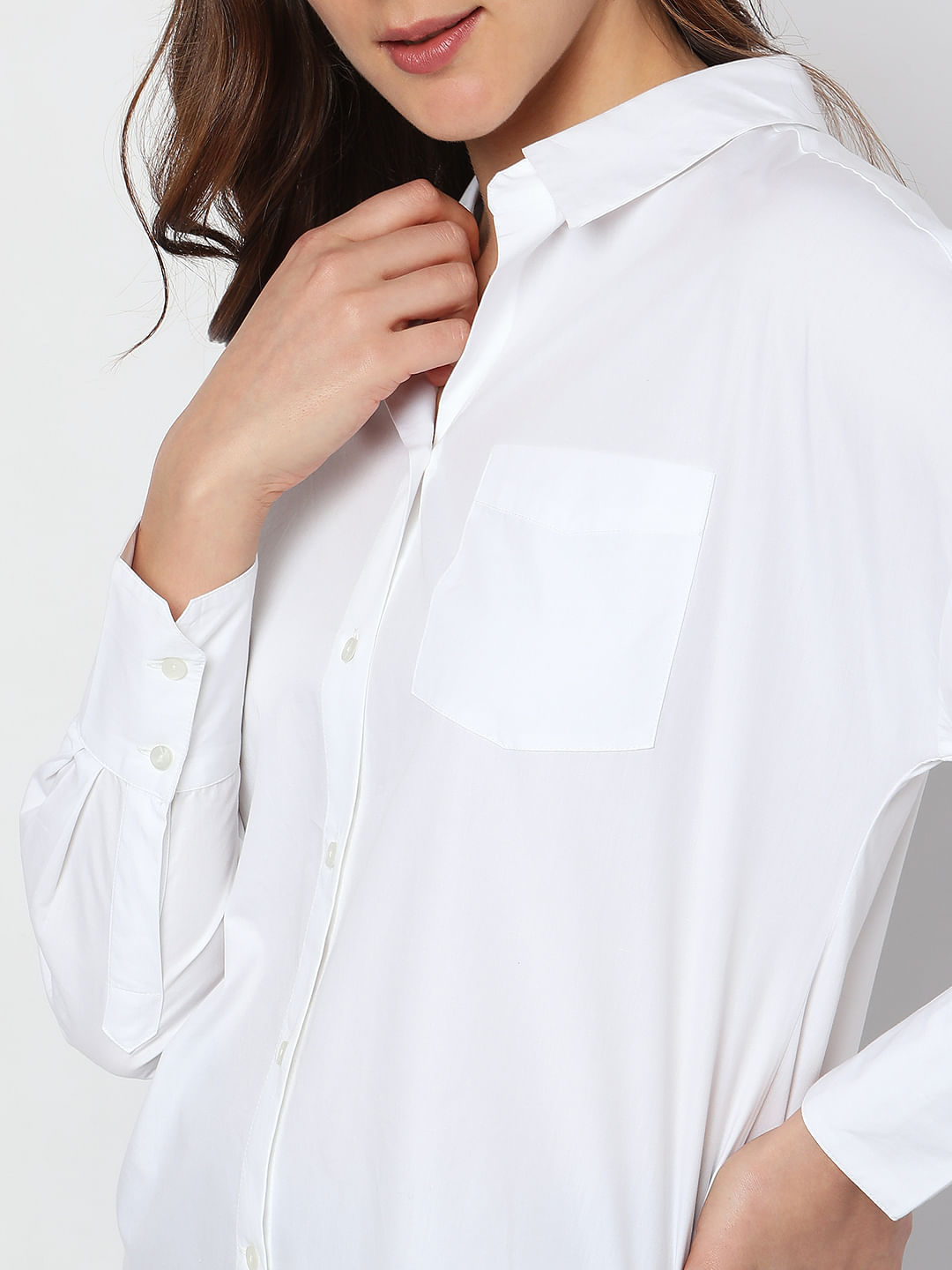 Linen Fringe Boho Shirt Dress for Women / White – ChintamaniAlchemi