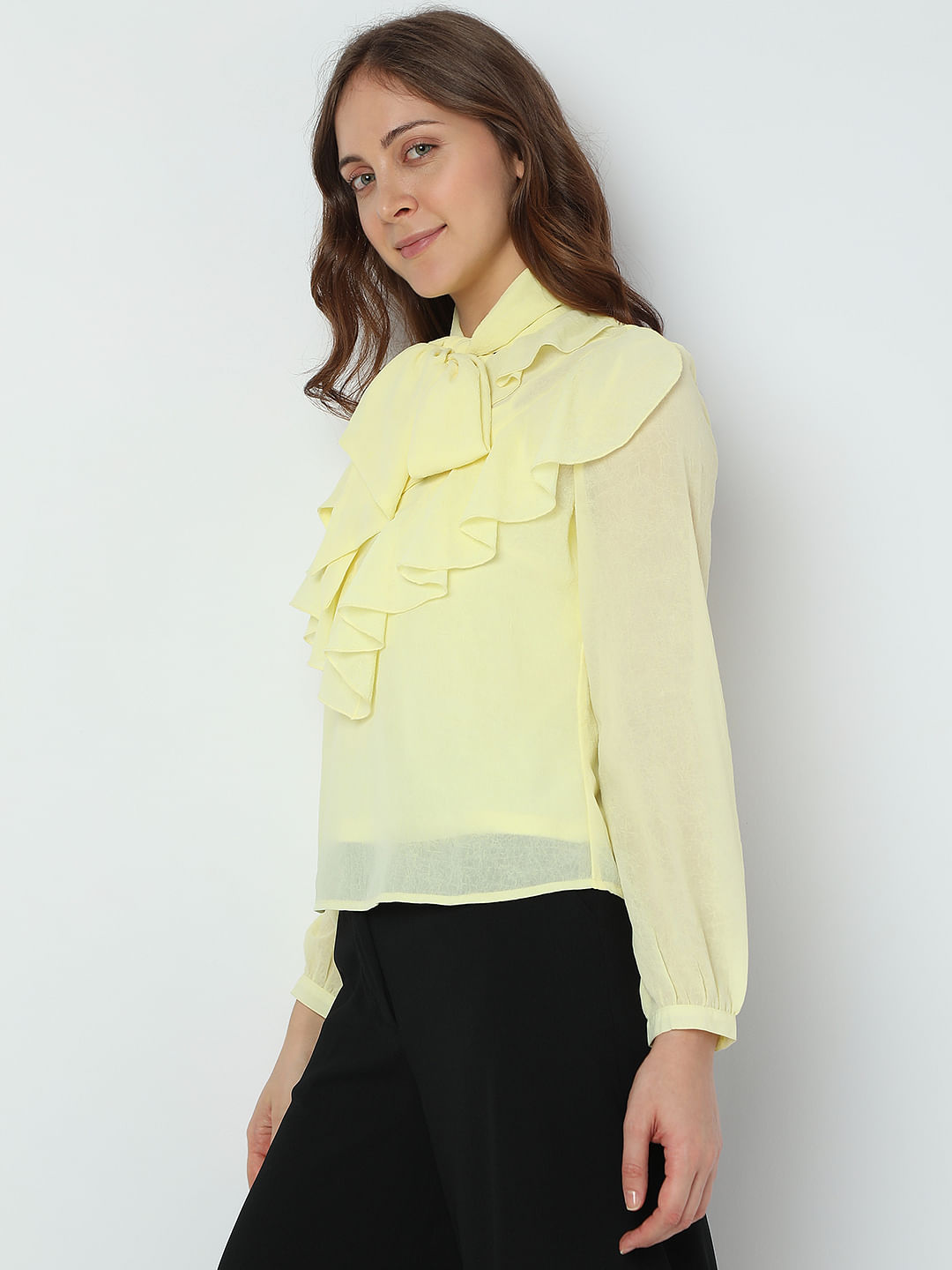 Vero moda hotsell yellow top