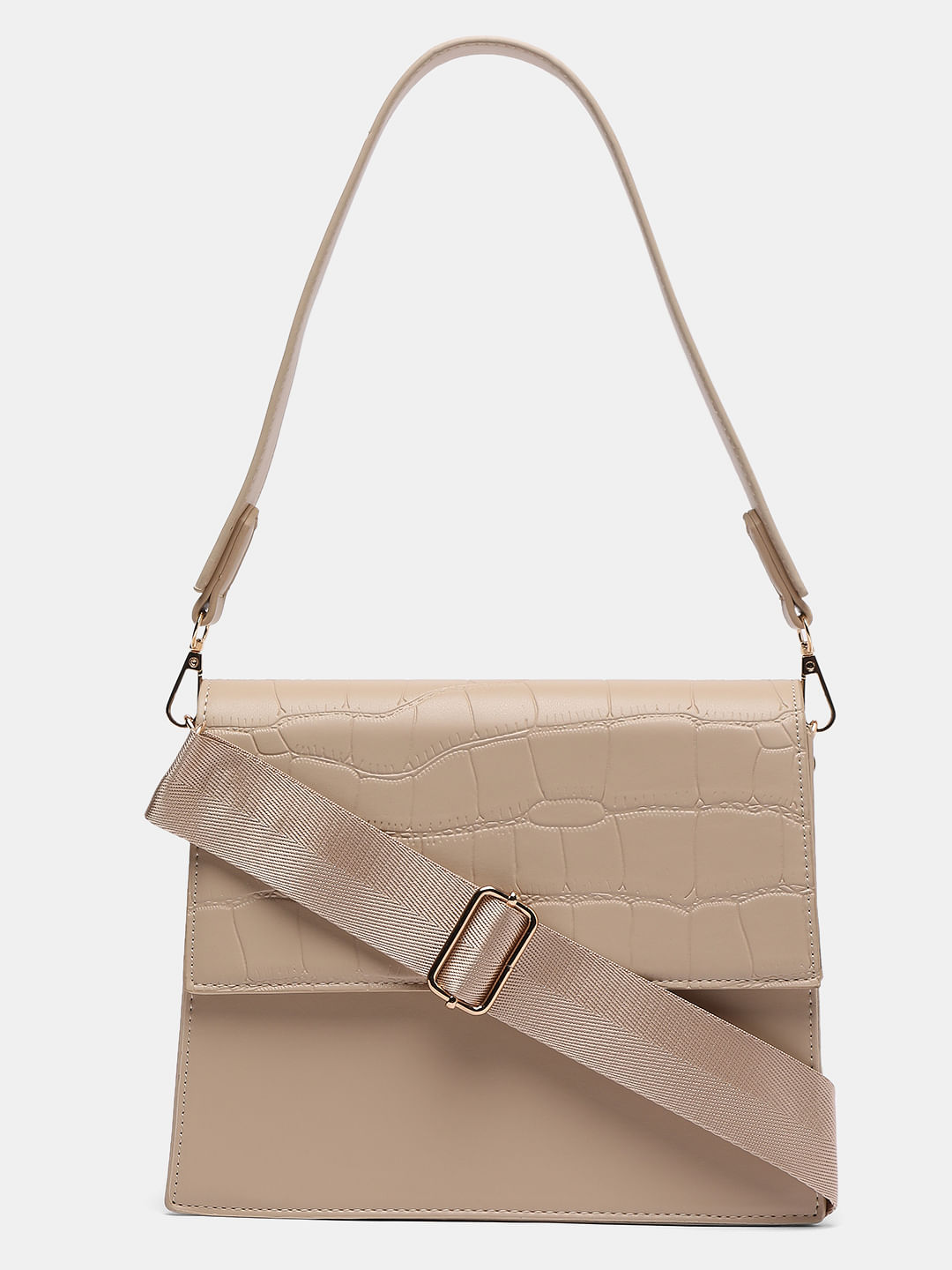 Topshop mixed weave online crossbody bag