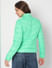 Green Short Puffer Jacket