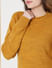 Brown Textured Sweater