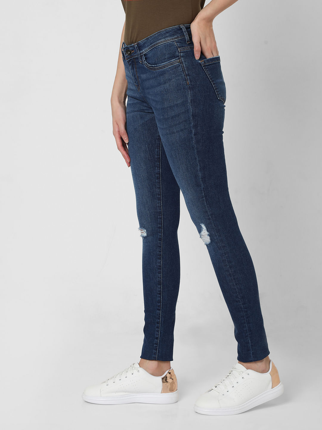 no stretch skinny jeans