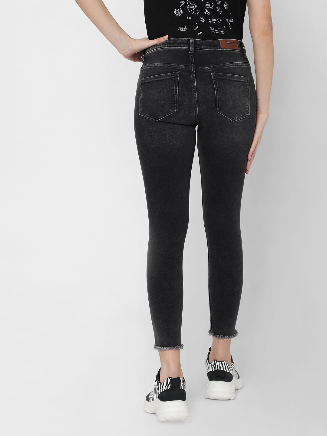 Women's frayed deals skinny jeans