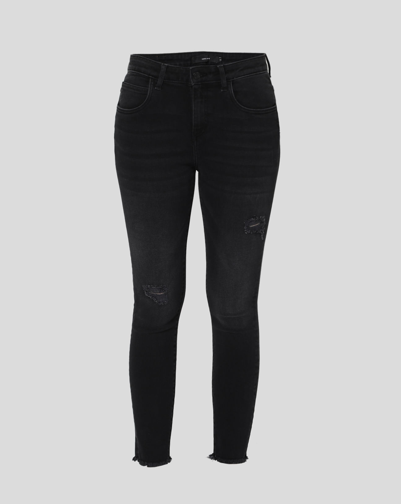 Dem hovedpine Overgang Black High Rise Ripped Skinny Jeans