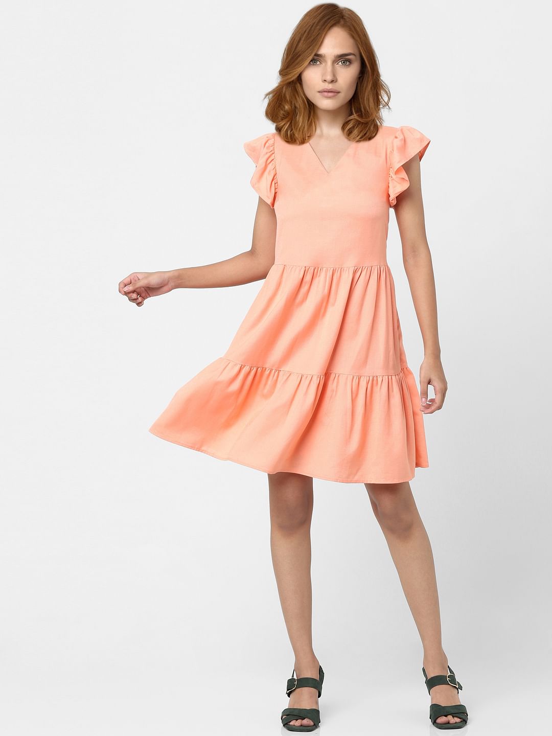 Peach Shift Dress