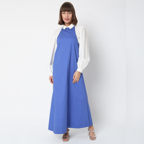 

BESTSELLER CLOTHING Blue Halter Neck Maxi Dress