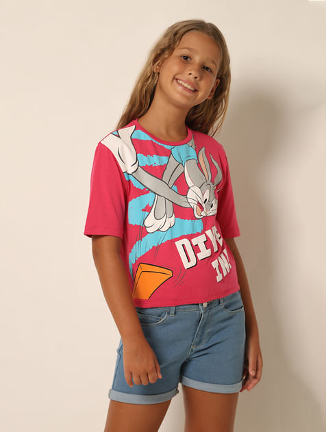 Looney Tunes Pink Bugs Bunny T-shirt