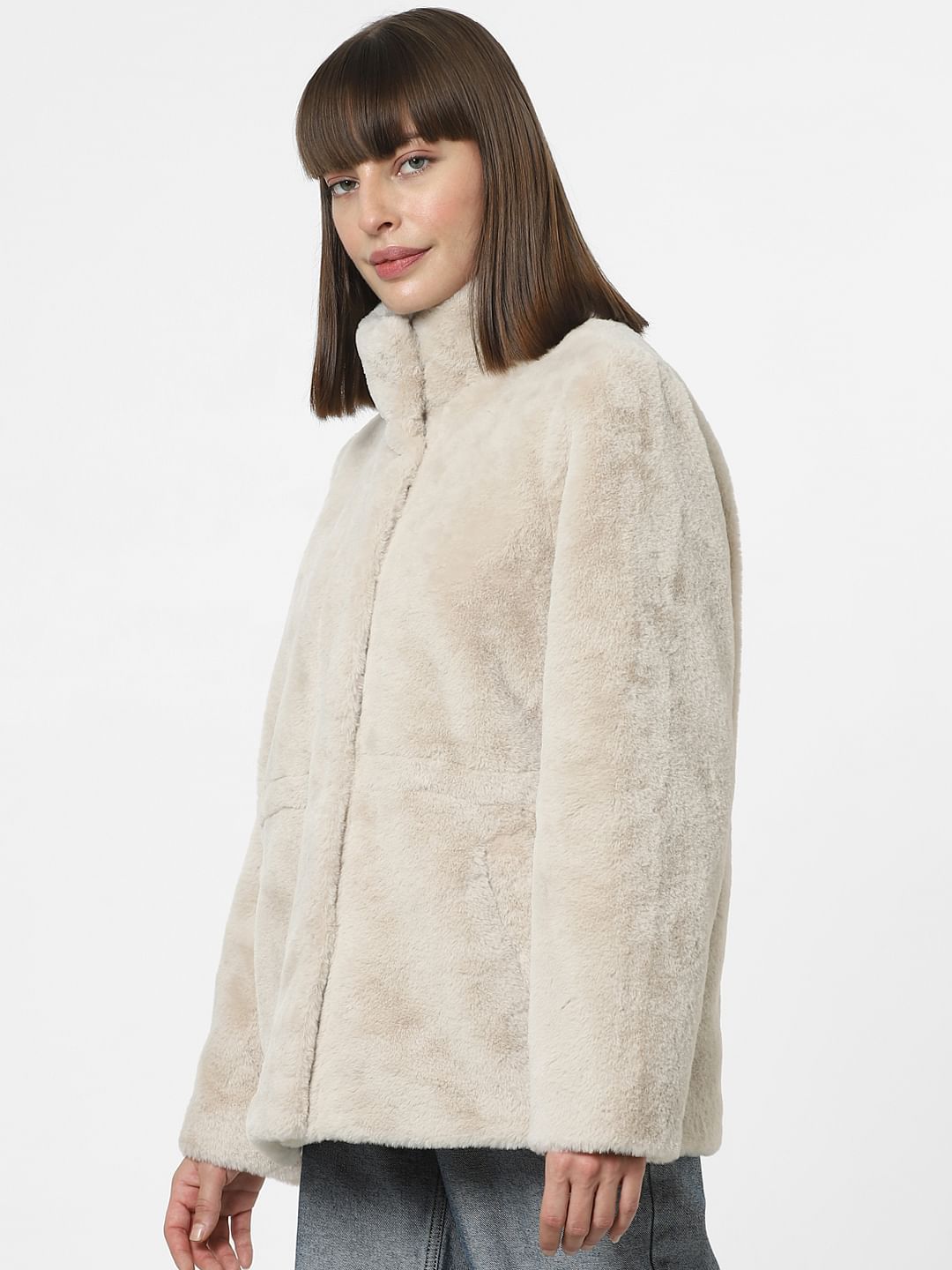 Off white shop faux fur jacket