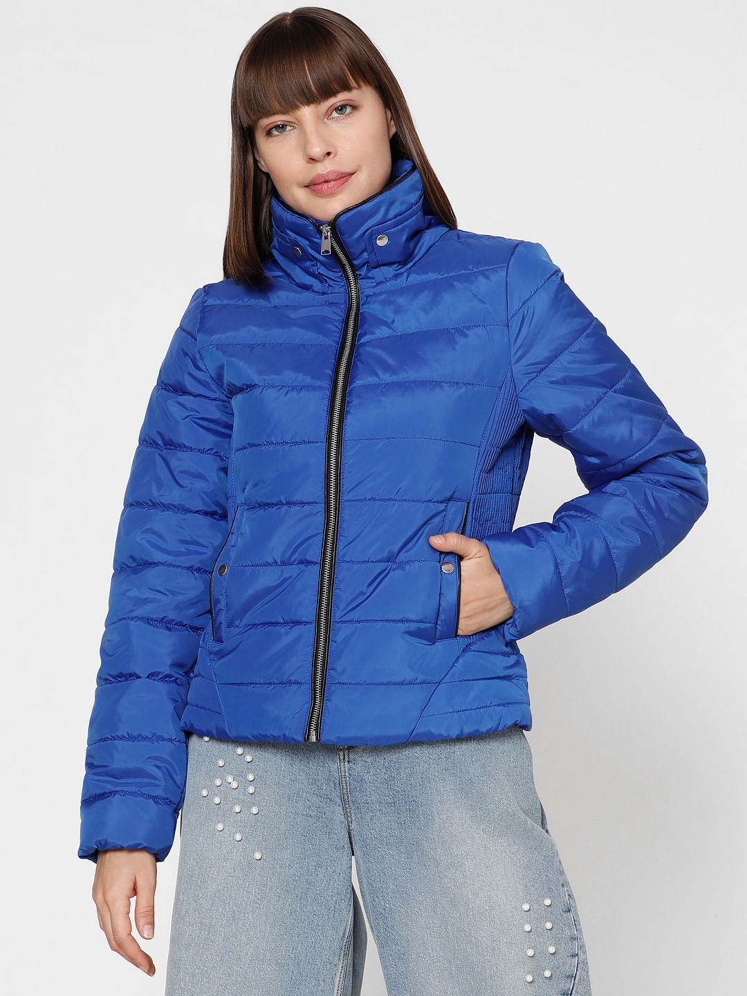 Royal blue hot sale puffer coat