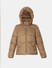 Brown Hooded Puffer Jacket