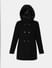 Black Hooded Trench Coat