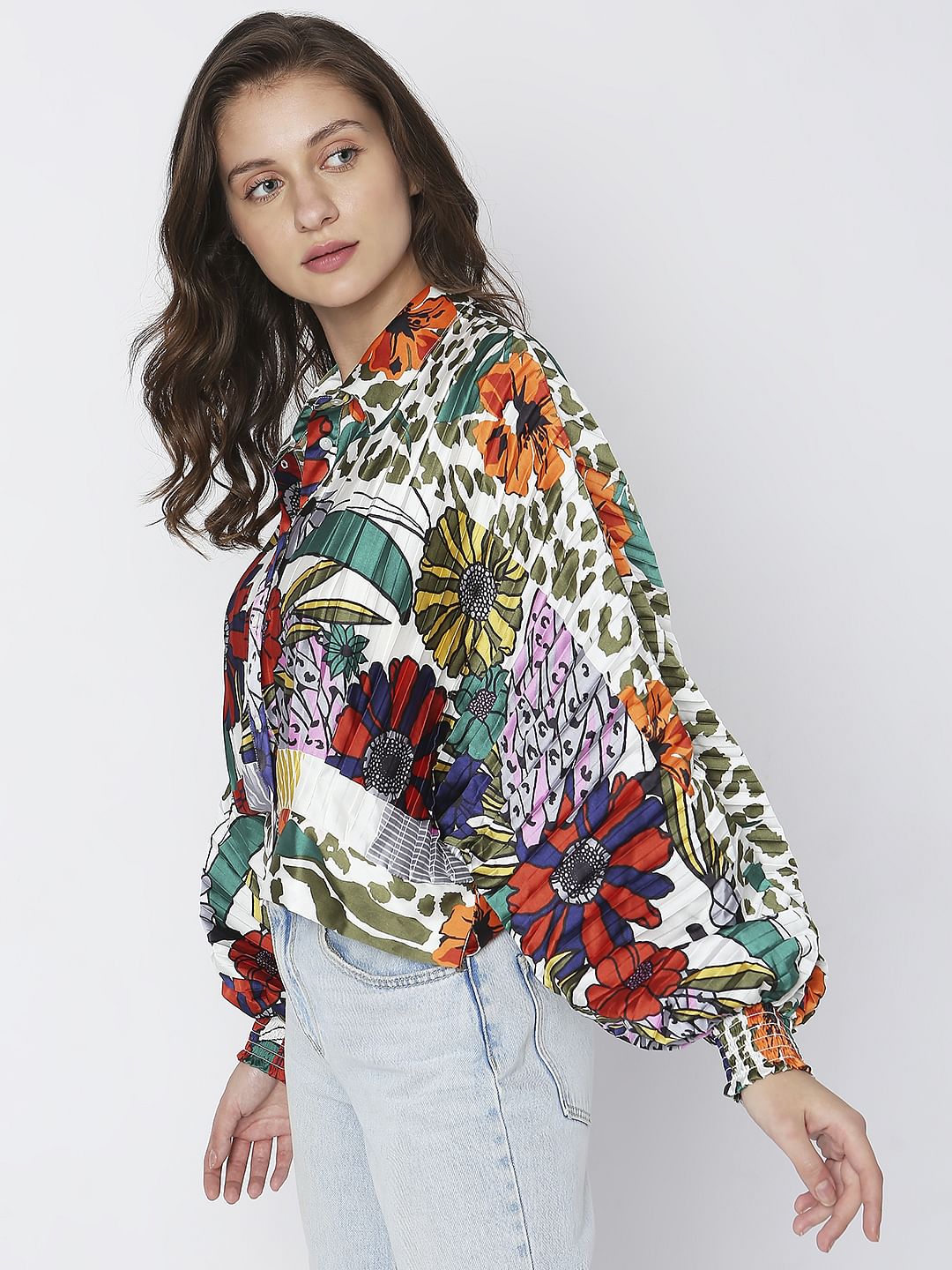 Levi's reese windbreaker on sale in tropical print