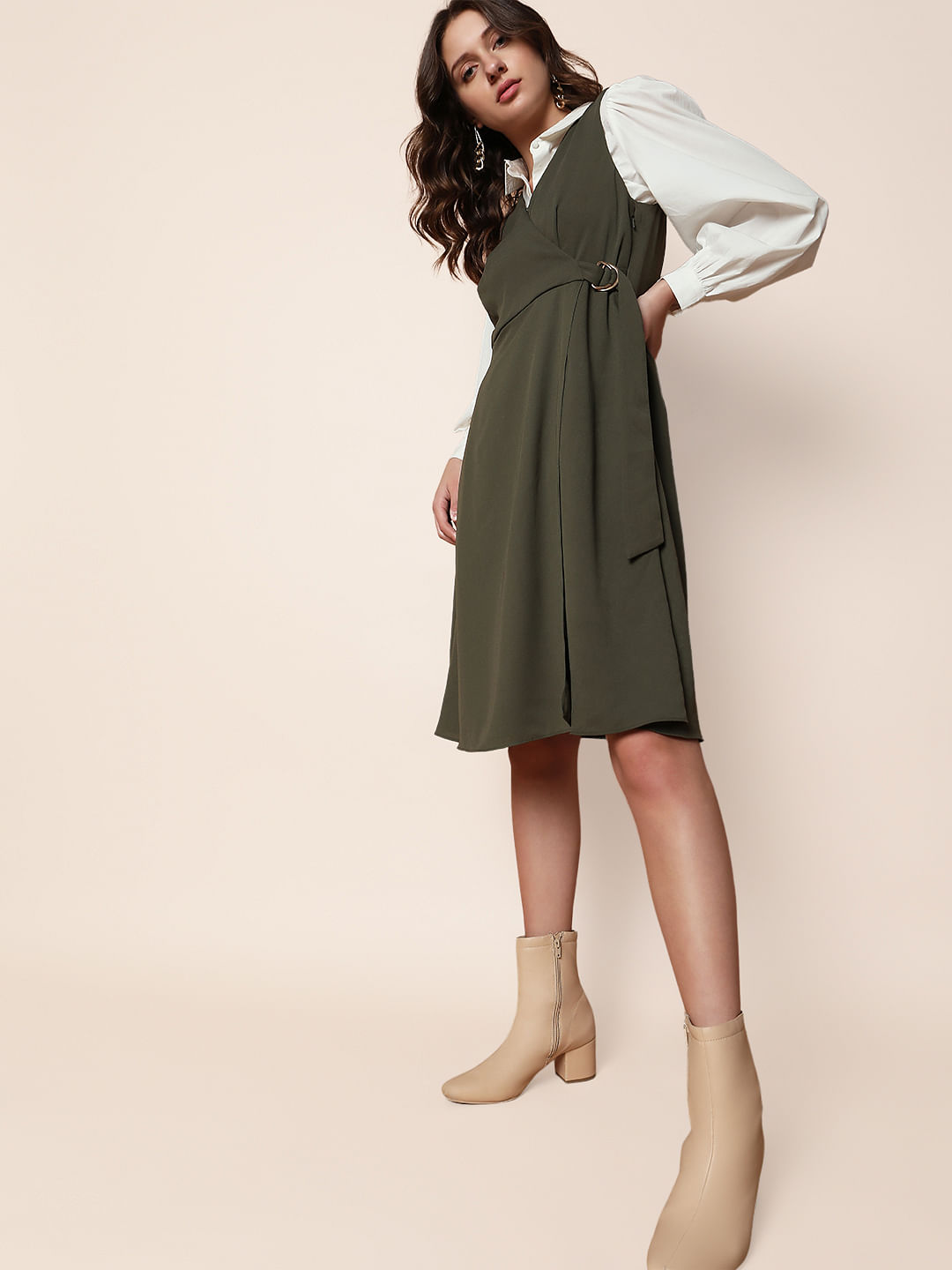 Olive green outlet clothing