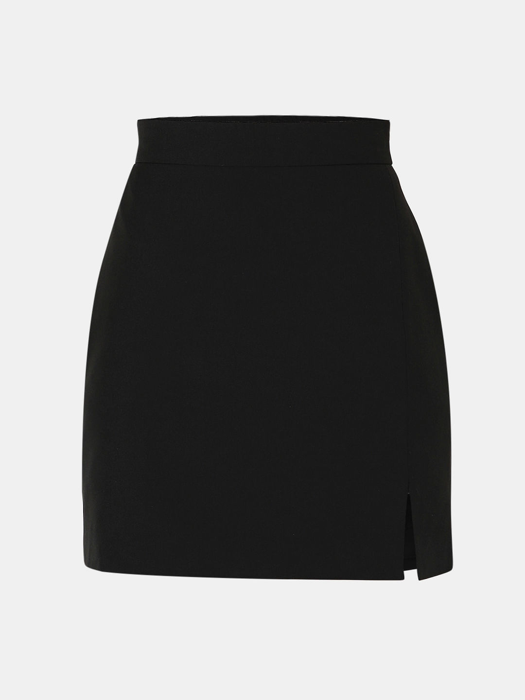 High waisted hotsell black white skirt