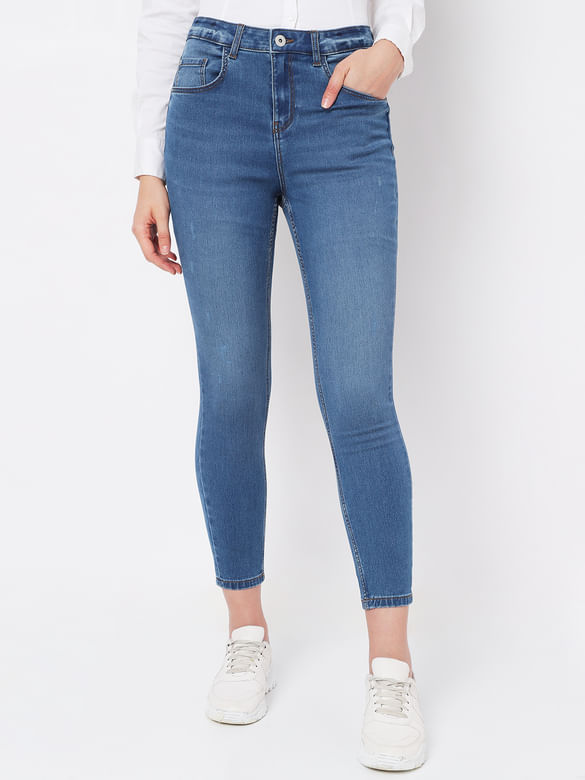 Blue High Rise Wendy Skinny Jeans