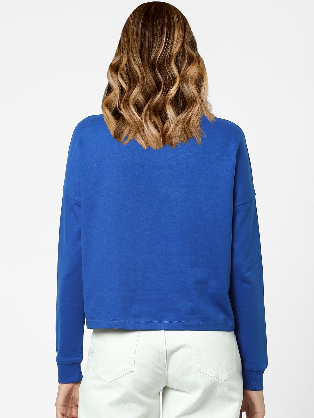 Royal blue women's on sale sweatshirt