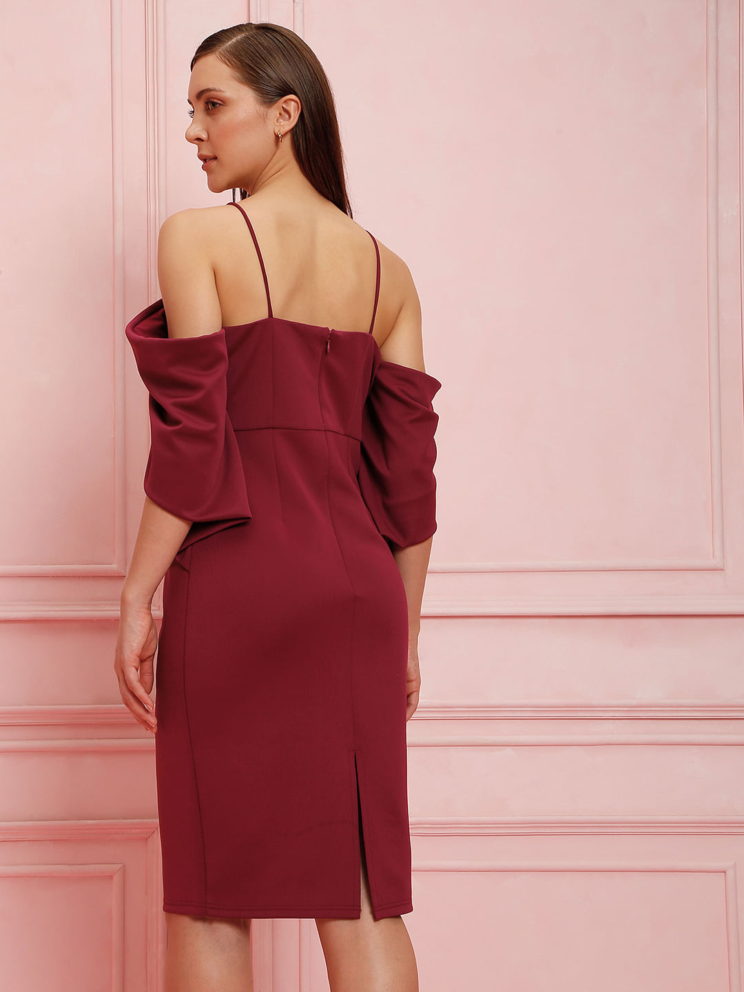Short Off Shoulder Red Lace Bridal Party Dress - $119.9808 #MYX18171 -  SheProm.com
