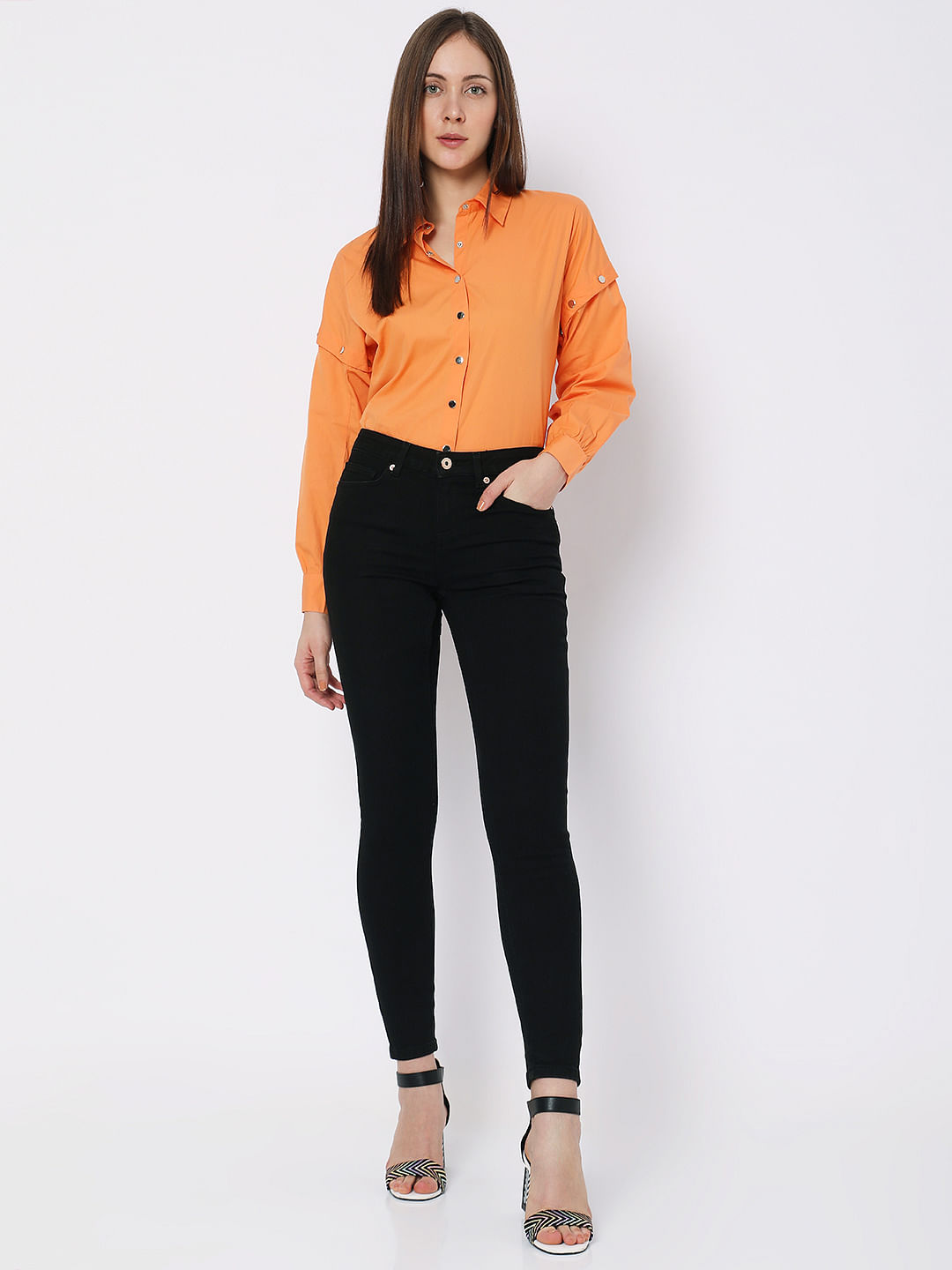 Top more than 193 orange skinny jeans womens super hot
