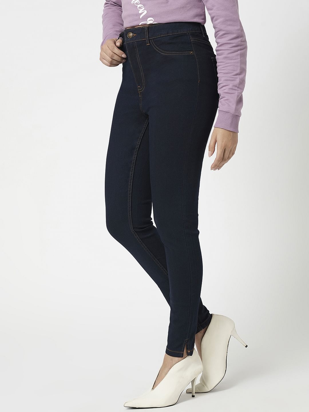 Dark shop blue jeggings