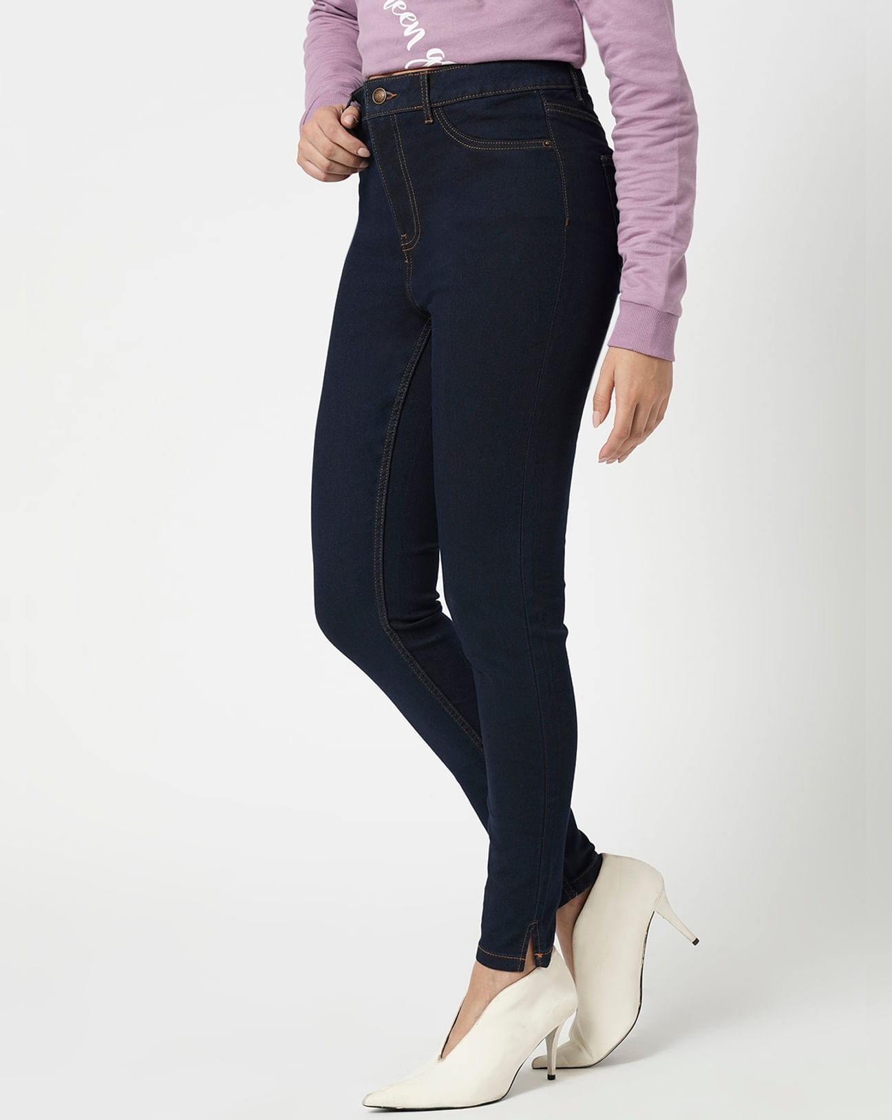 Buy Navy Blue Jeans & Jeggings for Women by ISCENERY BY VERO MODA