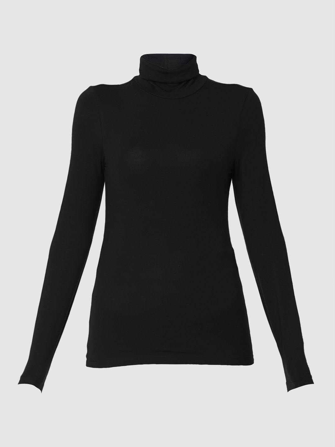 black turtle neck shirts