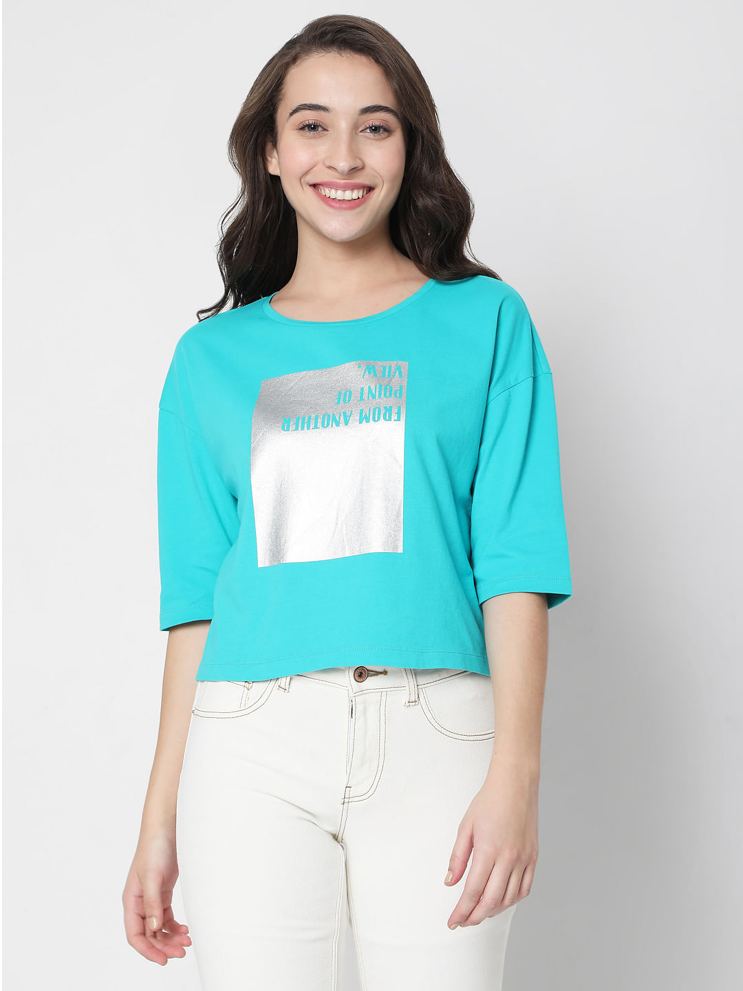 WOMEN FASHION Shirts & T-shirts Shirt Print H&M Shirt Purple M discount 81% 