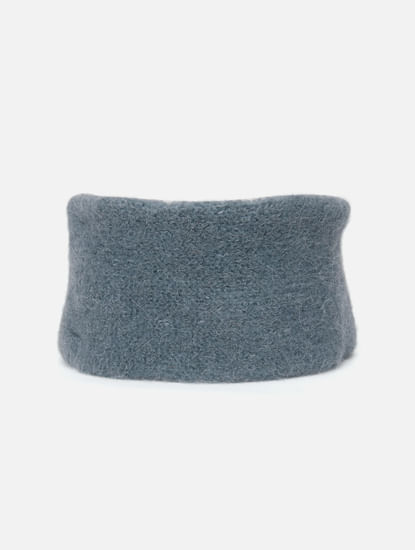 Blue Knit Headband 