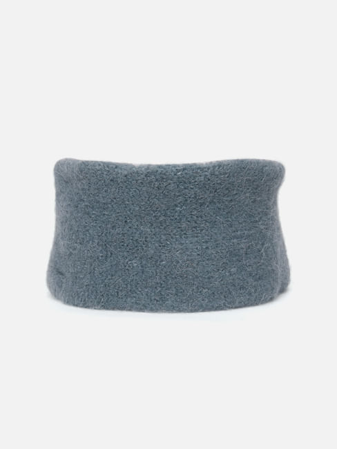 Blue Knit Headband 