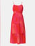 MARQUEE Orange Ombre Tiered Midi Dress