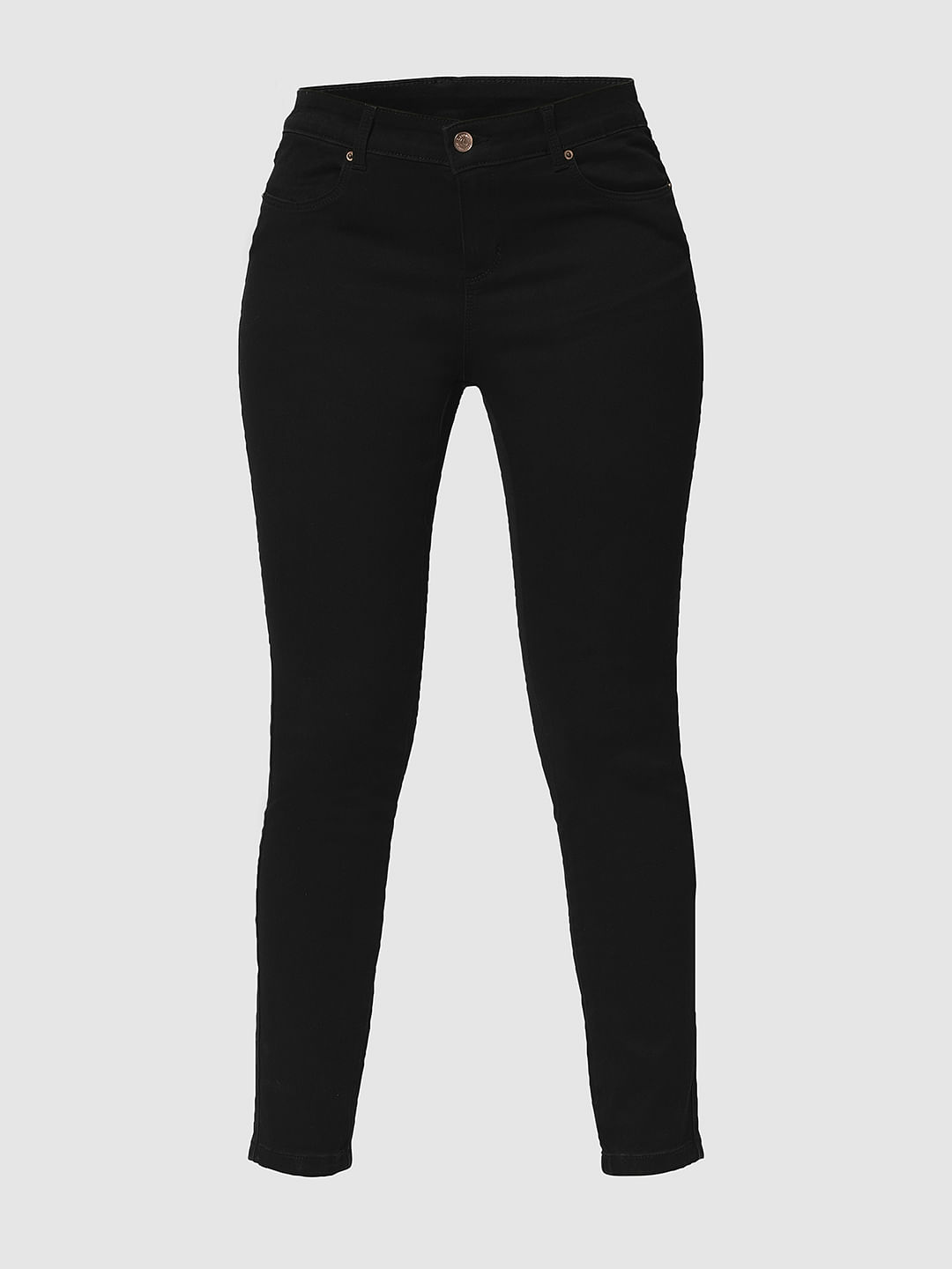 i.scenery BY VERO MODA Black Mid Rise Skinny Jeggings