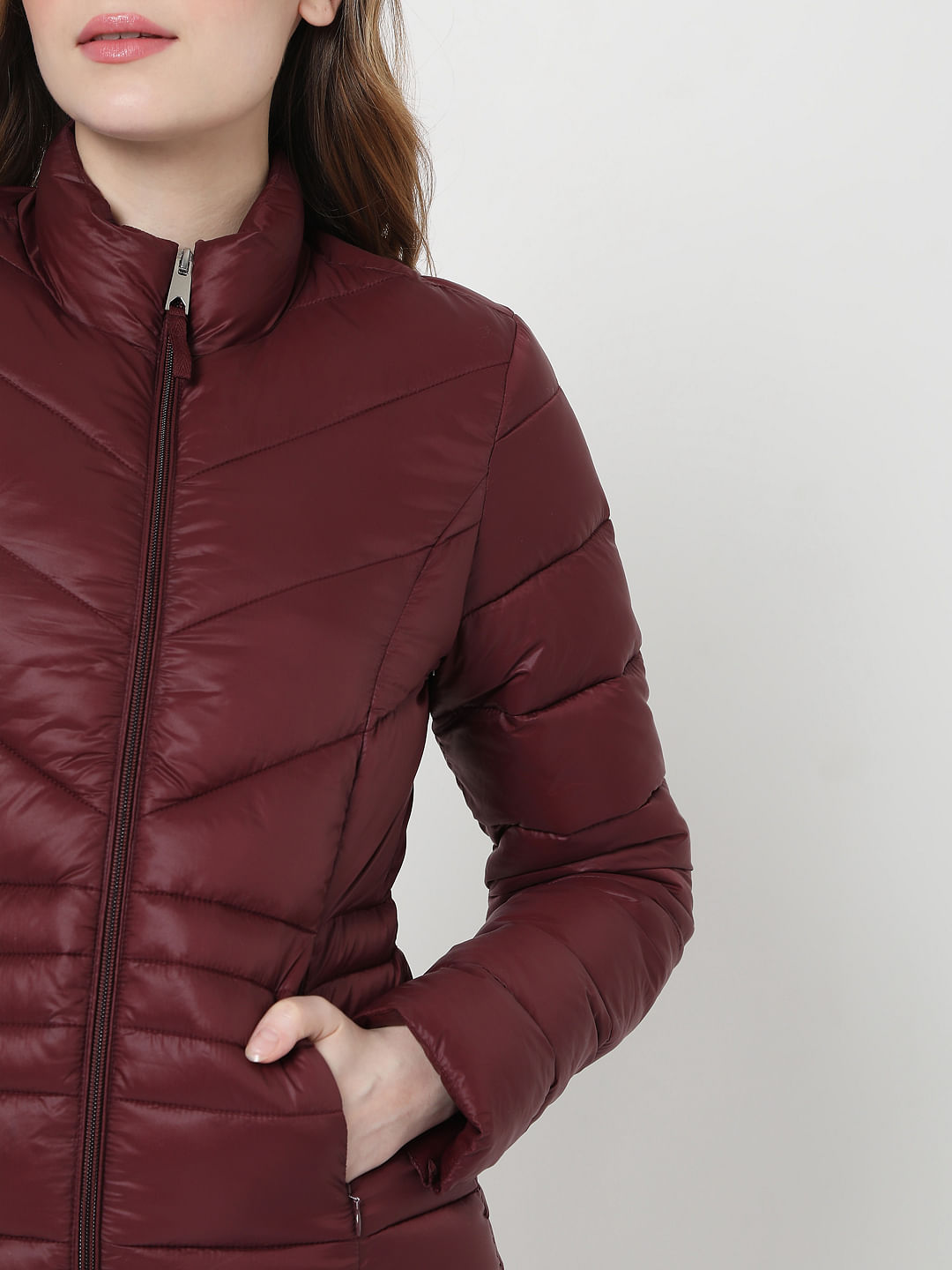 vero moda burgundy jacket