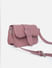 Mauve Pink Buckle Handbag