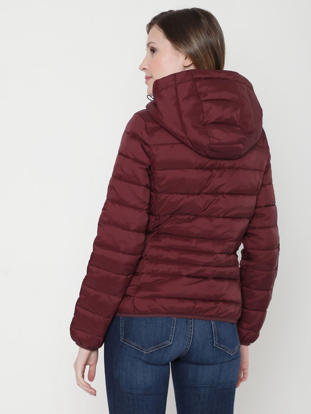 puffer jacket marron