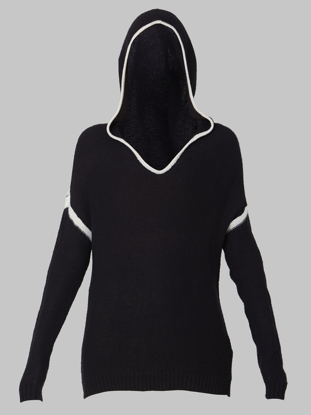 black sweater without hood