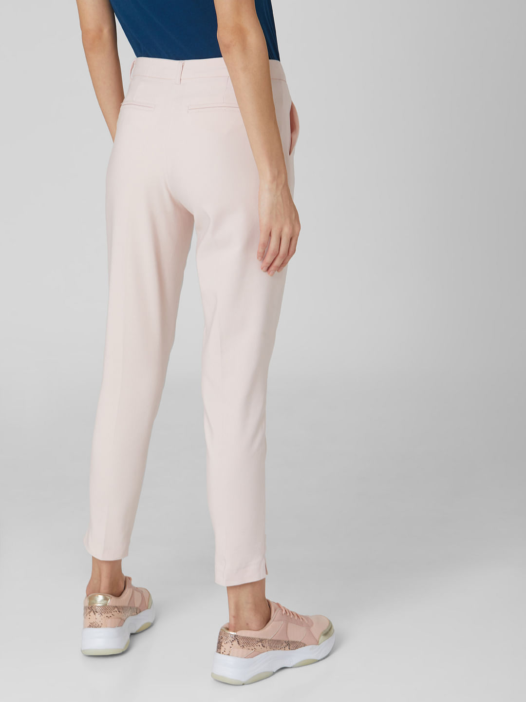 W Pants  Buy W Pink Straight Fit Trouser Pant Online  Nykaa Fashion