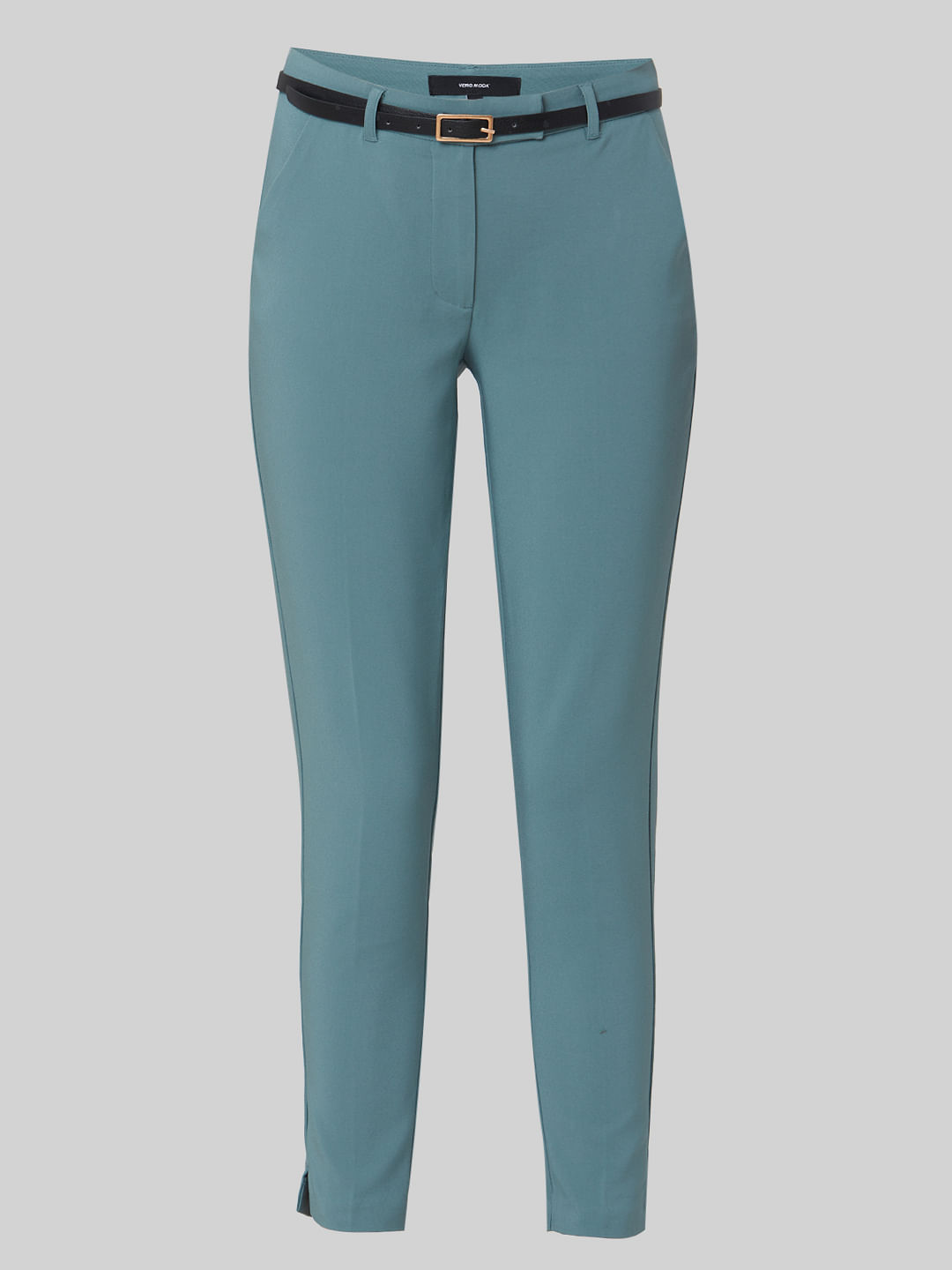 Trousers  Acne Studios Womens Pinstripe Tailored Trousers  Mid Blue Mid  Blue  Energy Forum Online