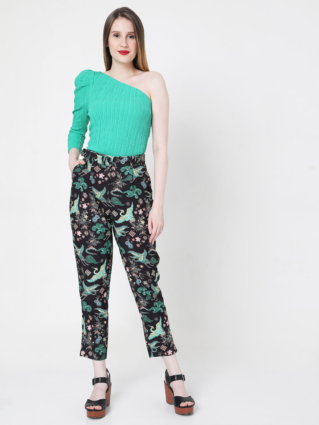 15 Printed HighWaisted Pants Outfits  Styleoholic