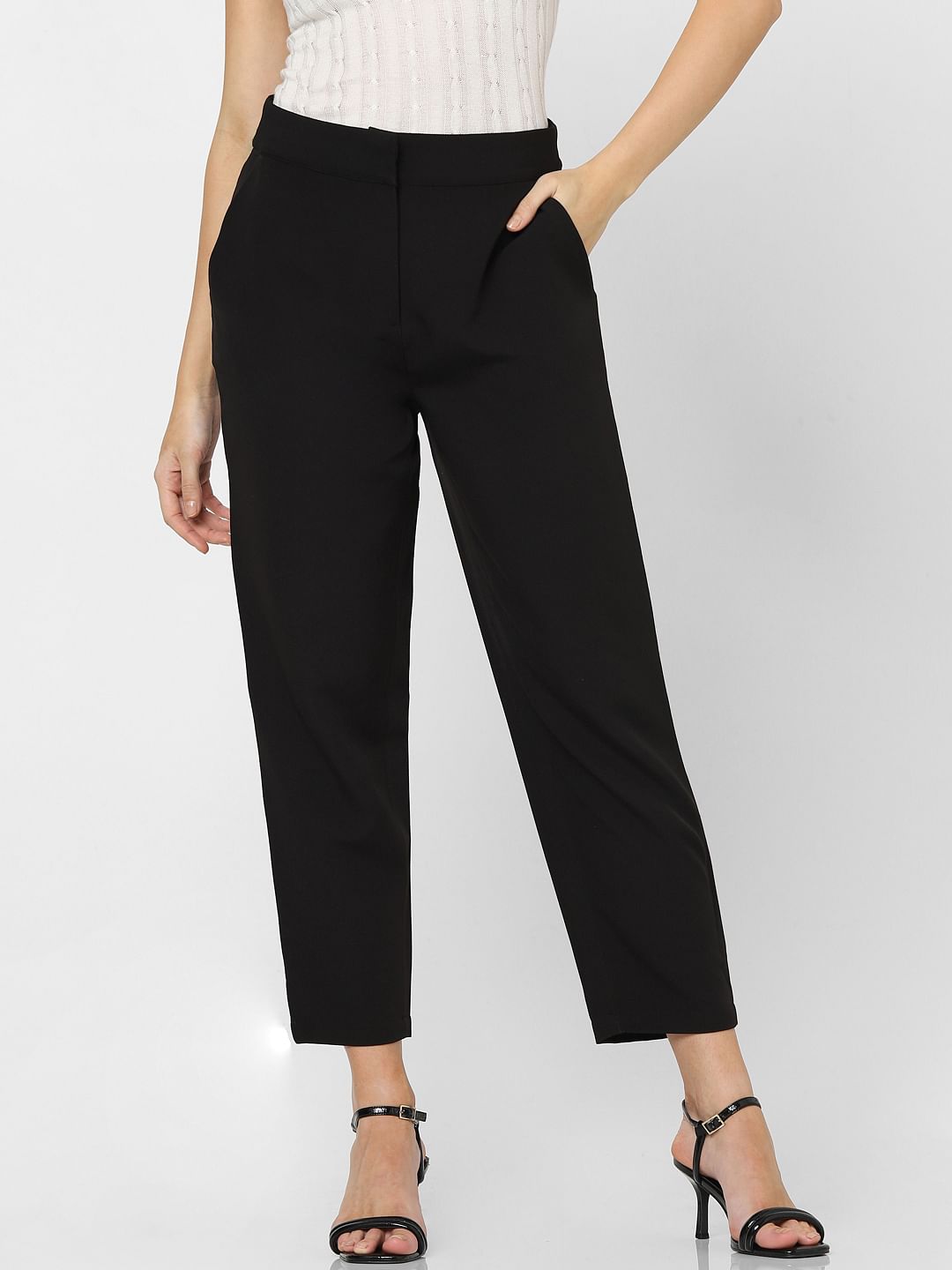 Chic Black Pants - High Rise Pants - Flare Pants - Wide-Leg Pants - Lulus