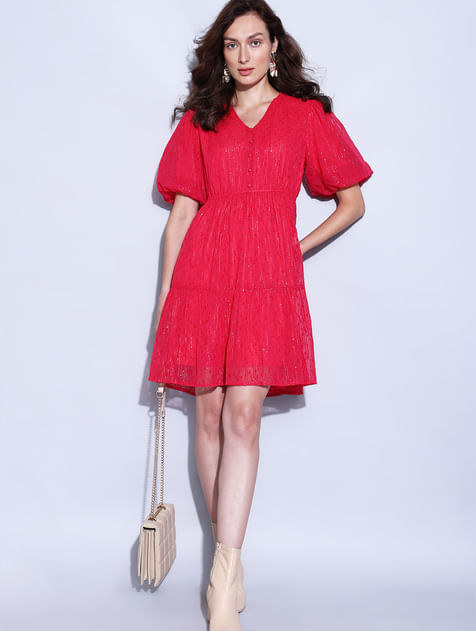 Buy Midi Cocktail Dress, Hot Pink Tank Dress, Sleeveless Dress, Daytime  Dress, Square Neck Dress, Summer Dress, Ashley Dress, Marcella MD1835  Online in India 