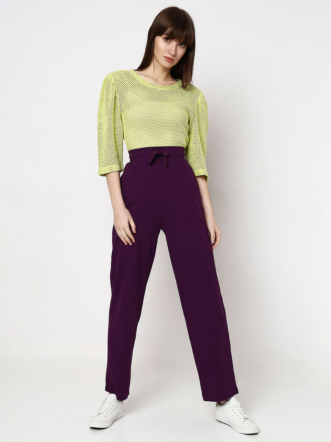 Feel The Love pants in Purple - Lisa Maree