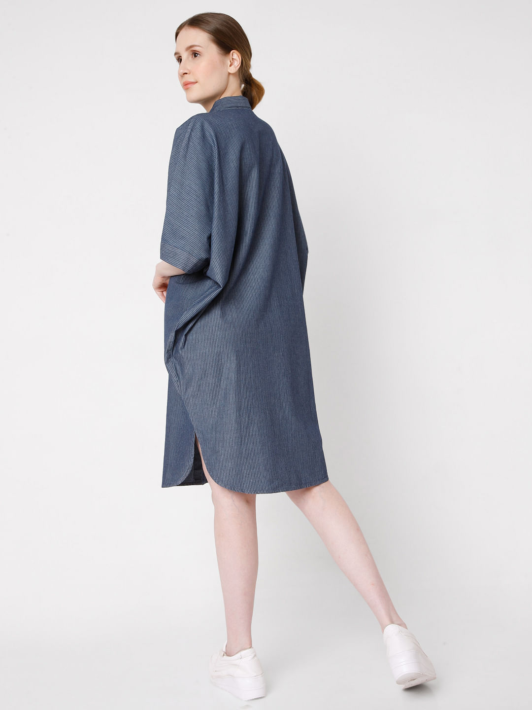 Cos draped boxy shirt on sale dress