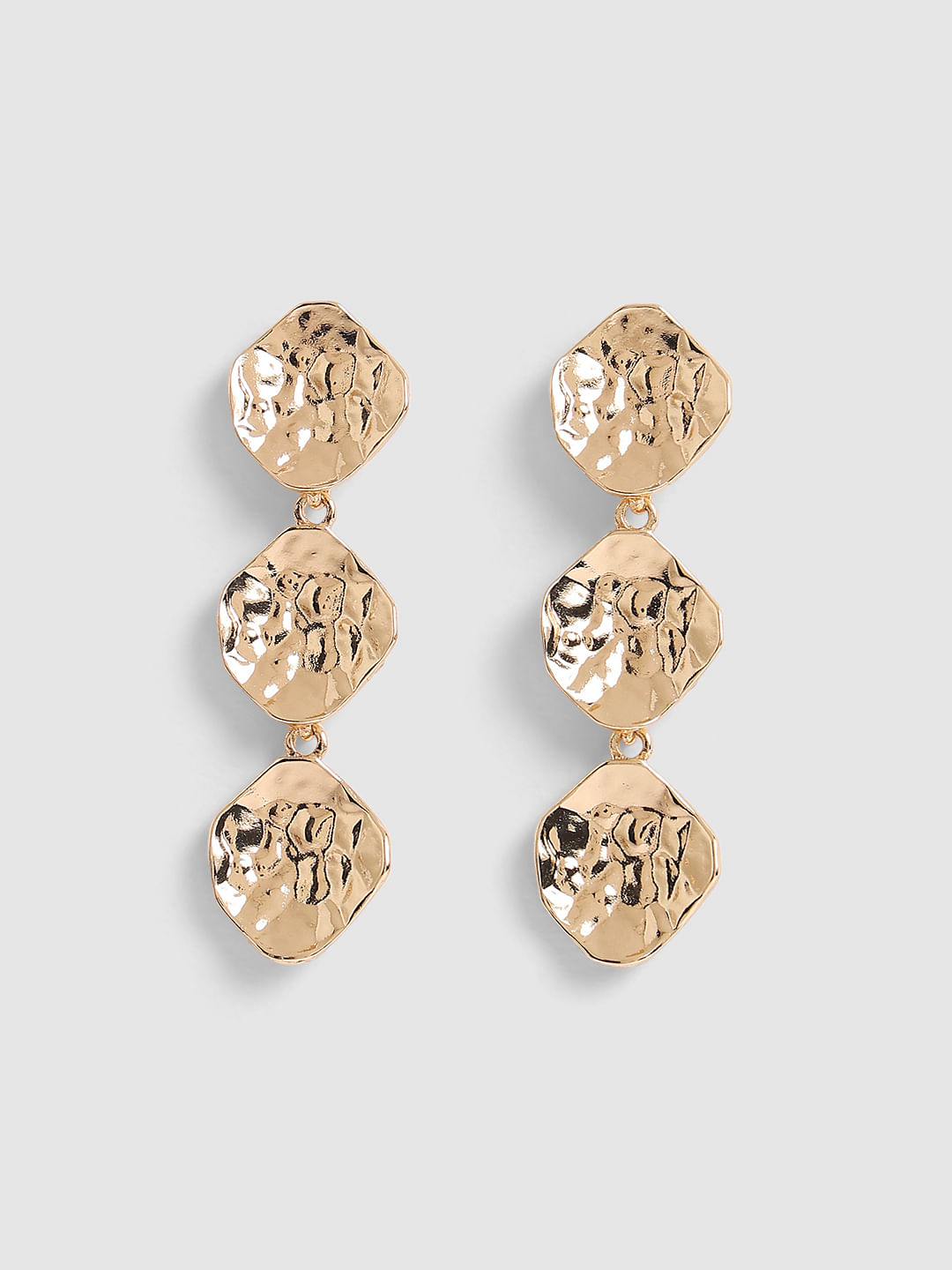 Royal Bling Gold Metal Earrings for Women  Crunchy Fashion Amazonin  Fashion