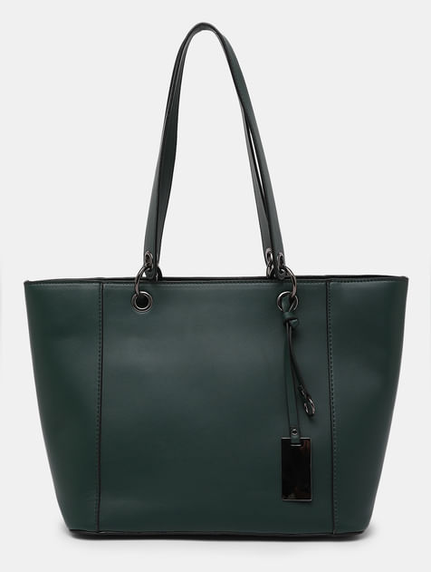 Dark Green Oversized Handbag
