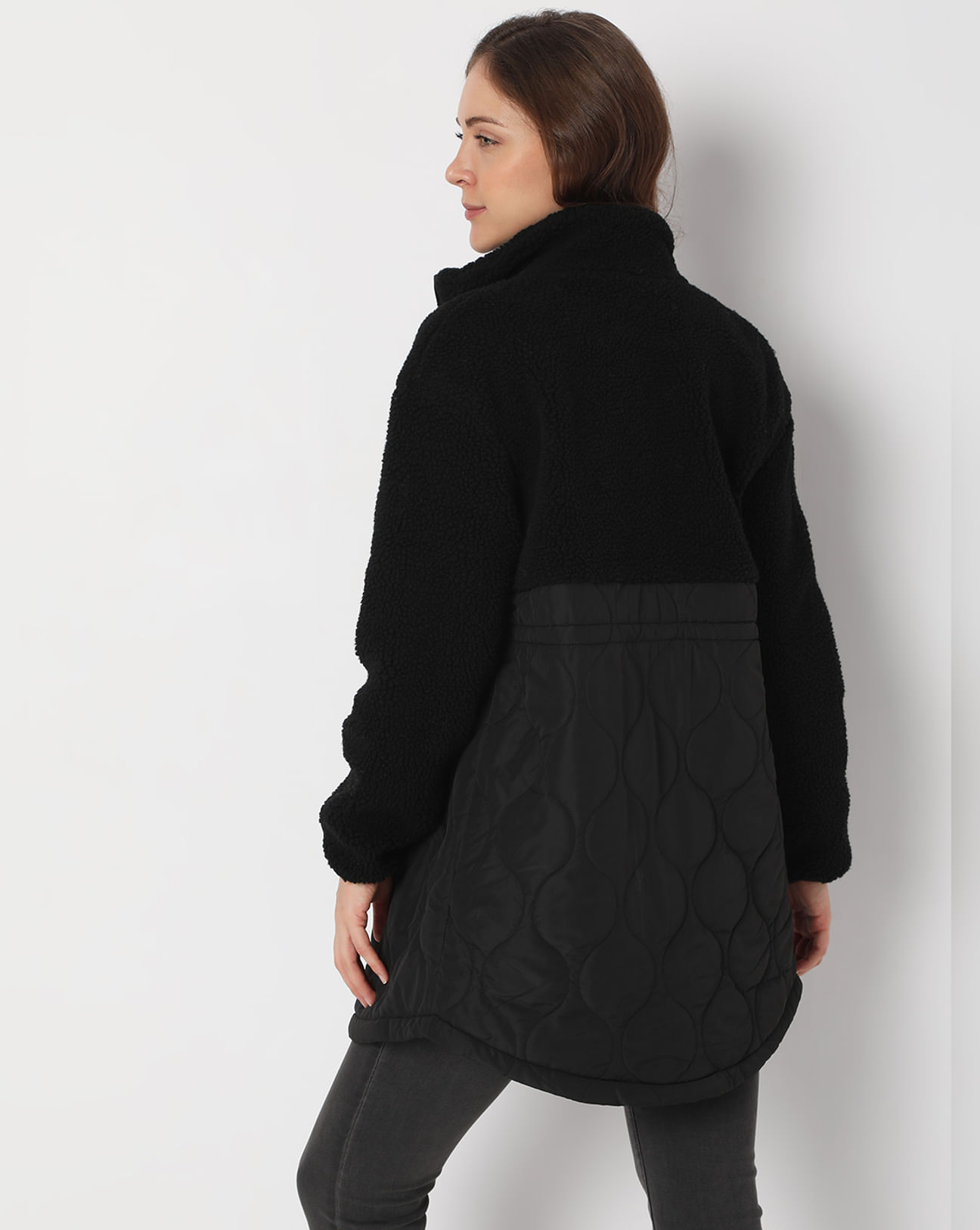 Jackets & Coats, Escada Womens Nylon Padded Wool Coat Black