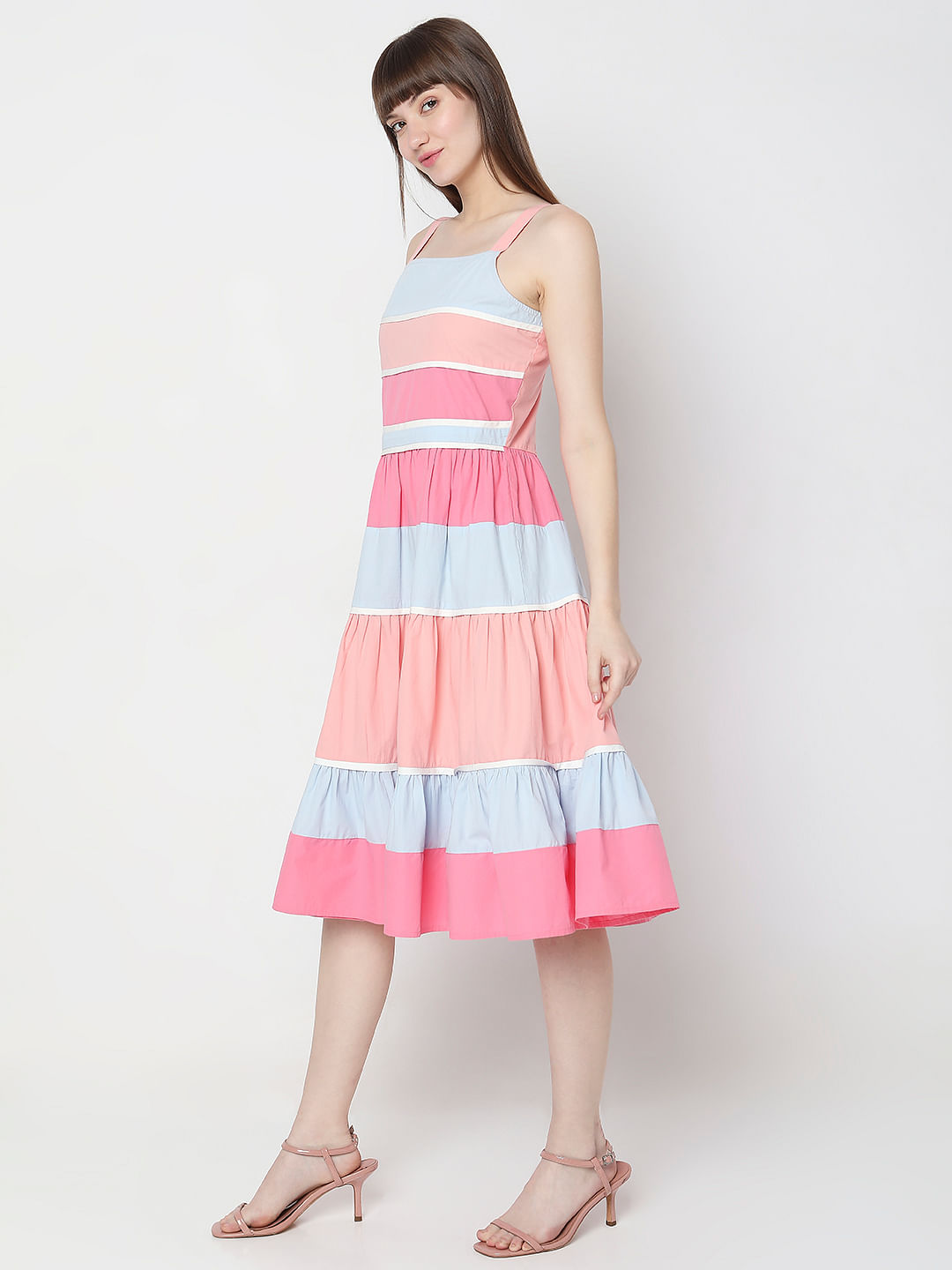 Pastel hotsell peach dress