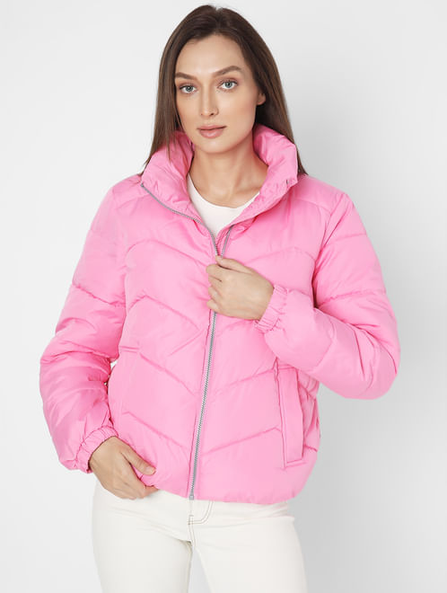Light Pink Puffer Jacket